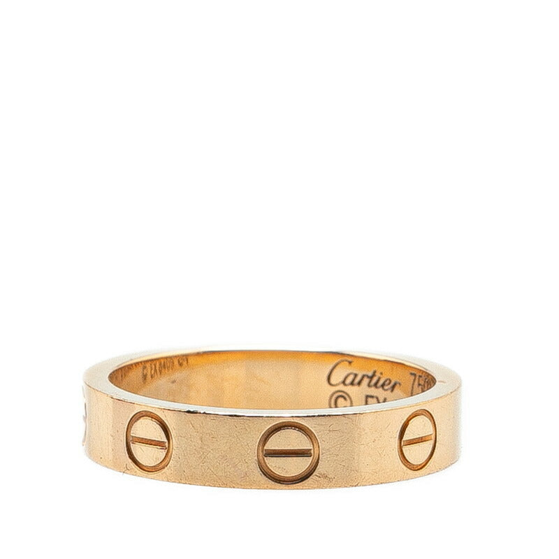 Cartier Mini Love Ring Gold #48 K18YG