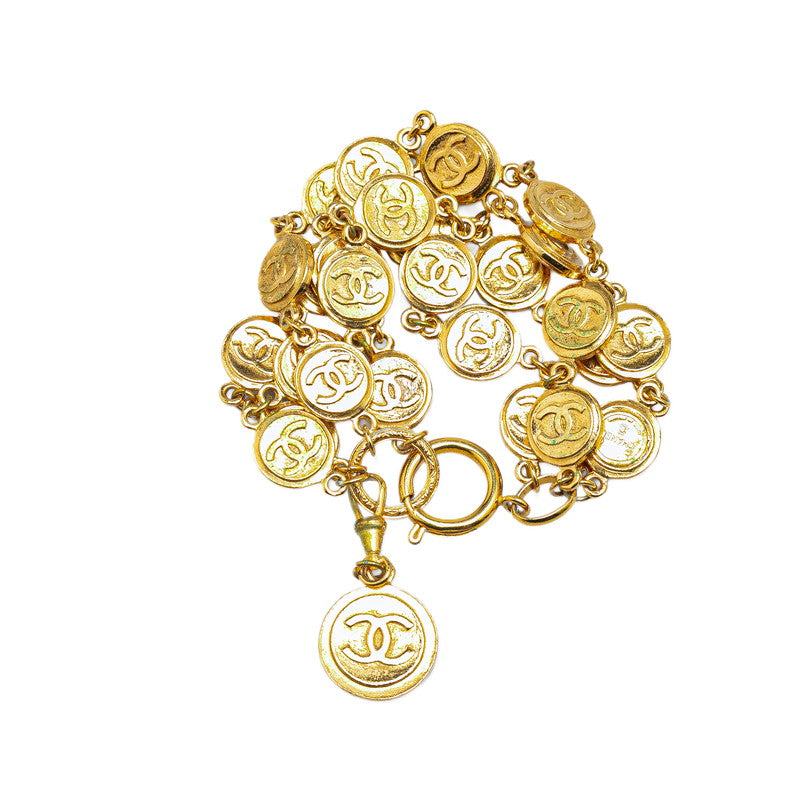 Chanel Coco Mark Gold Bracelet