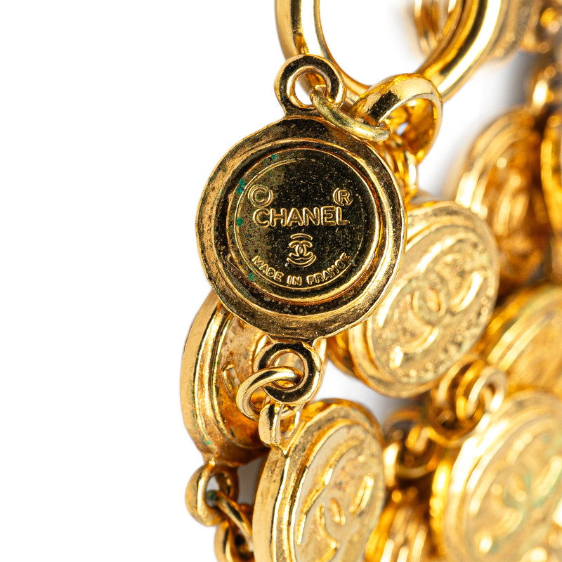 Chanel Coco Mark Gold Bracelet