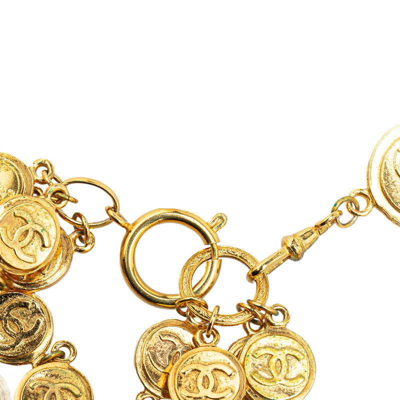 Chanel Coco Mark Gold Bracelet