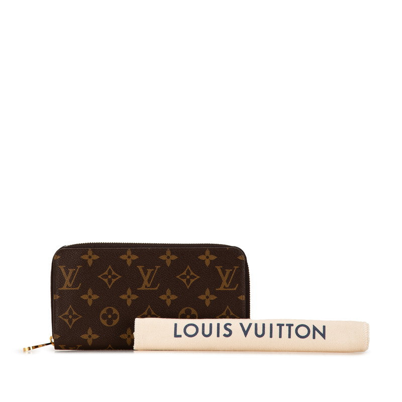 Louis Vuitton Monogram Zippy Wallet M60017 Brown PVC