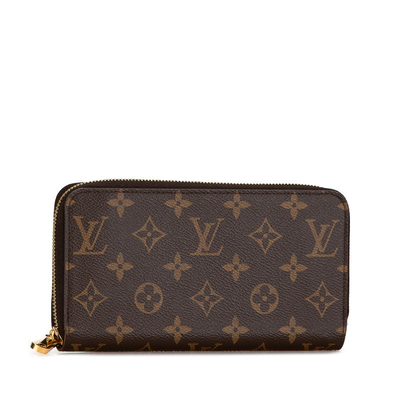 Louis Vuitton Monogram Zippy Wallet M60017 Brown PVC