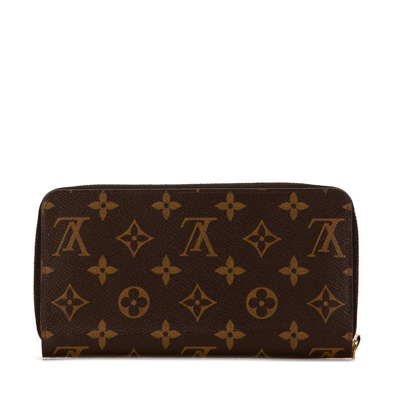 Louis Vuitton Monogram Zippy Wallet M60017 Brown PVC