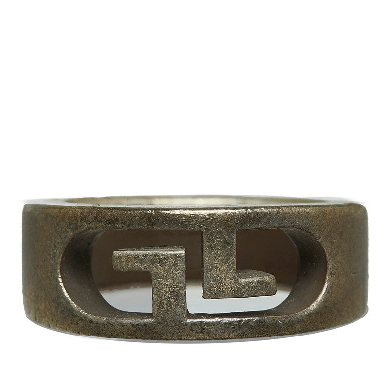 Gucci GG Icon Metal Ring Silver