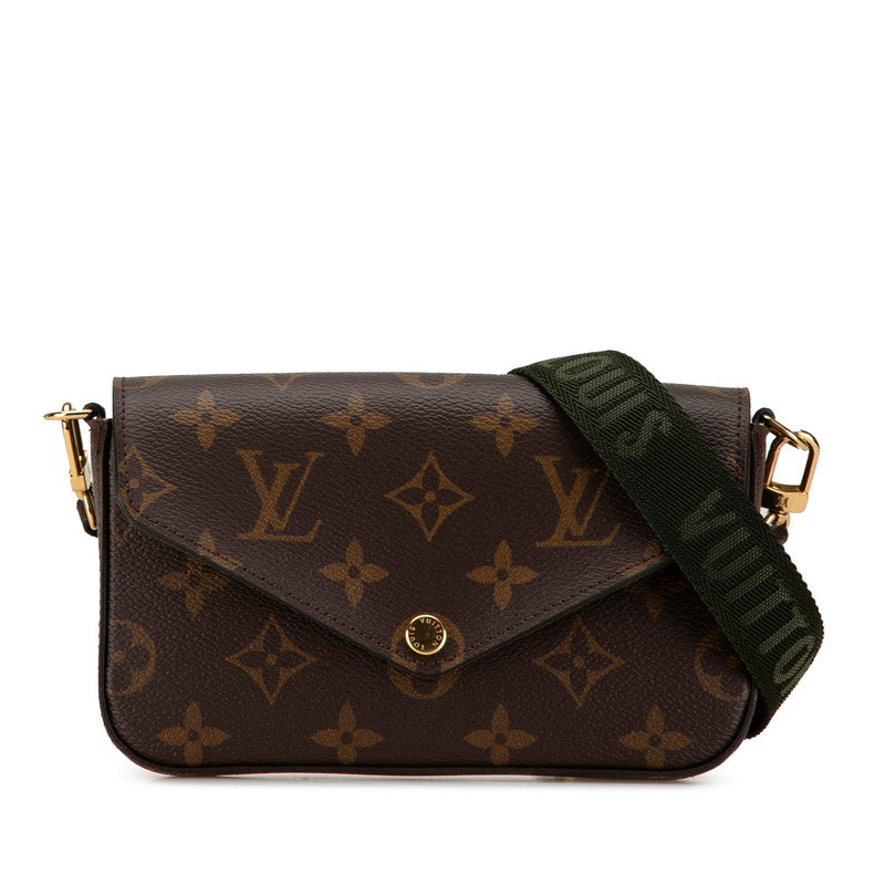 Louis Vuitton Monogram Multi Pochette Felicie Brown Shoulder Bag