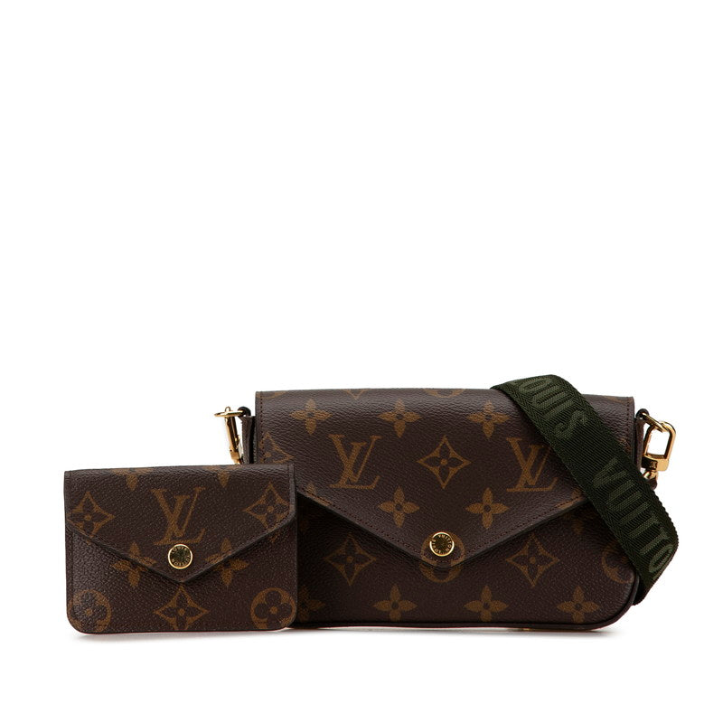 Louis Vuitton Monogram Multi Pochette Felicie Brown Shoulder Bag