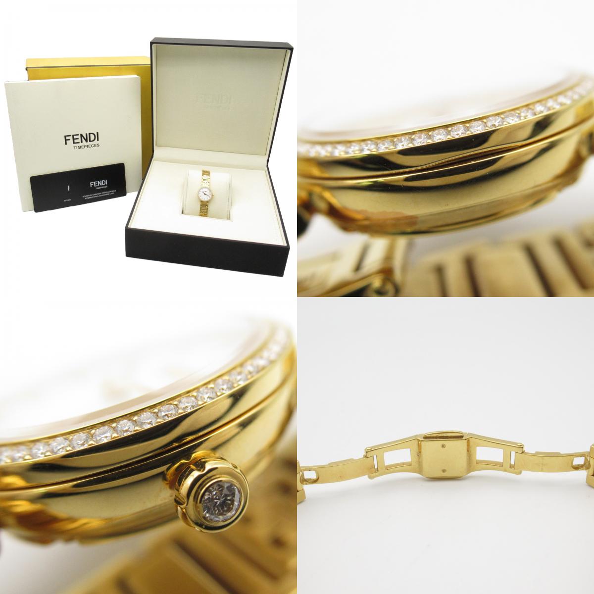 Fendi Forever Gold Plated Quartz Watch F103400601