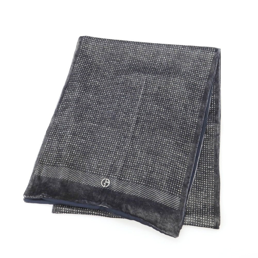 Giorgio Armani Rayon Silk Velour Scarf