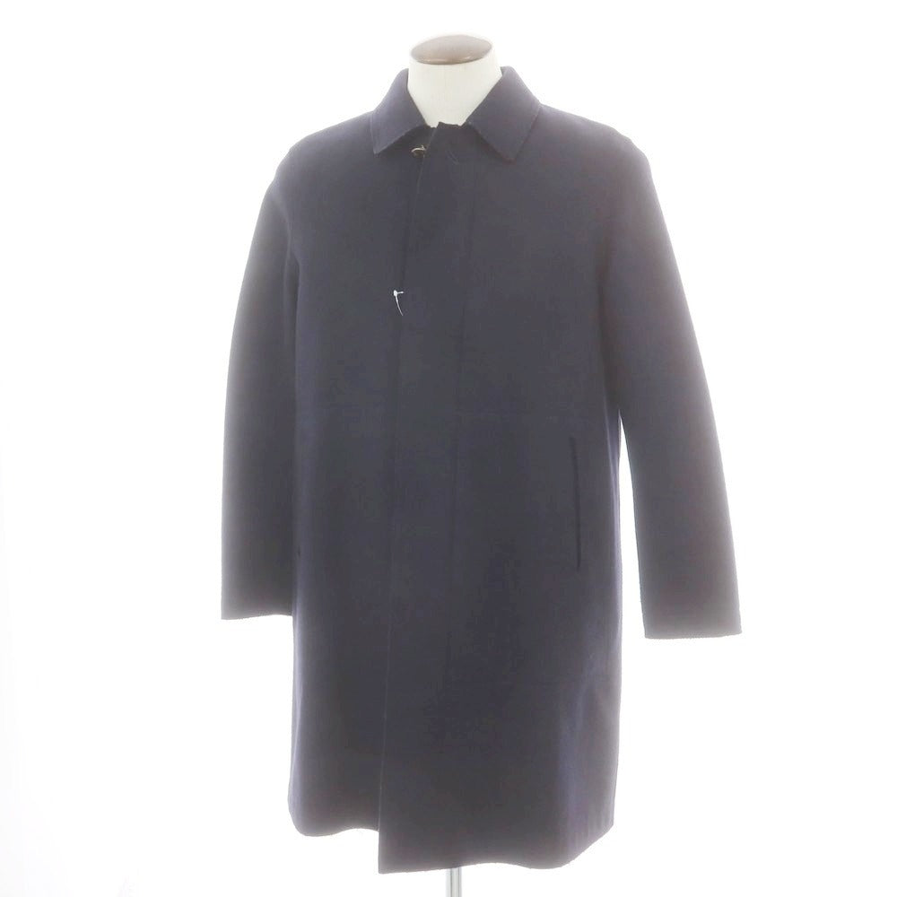 Jipijapa Wool Nylon Single Collar Coat
