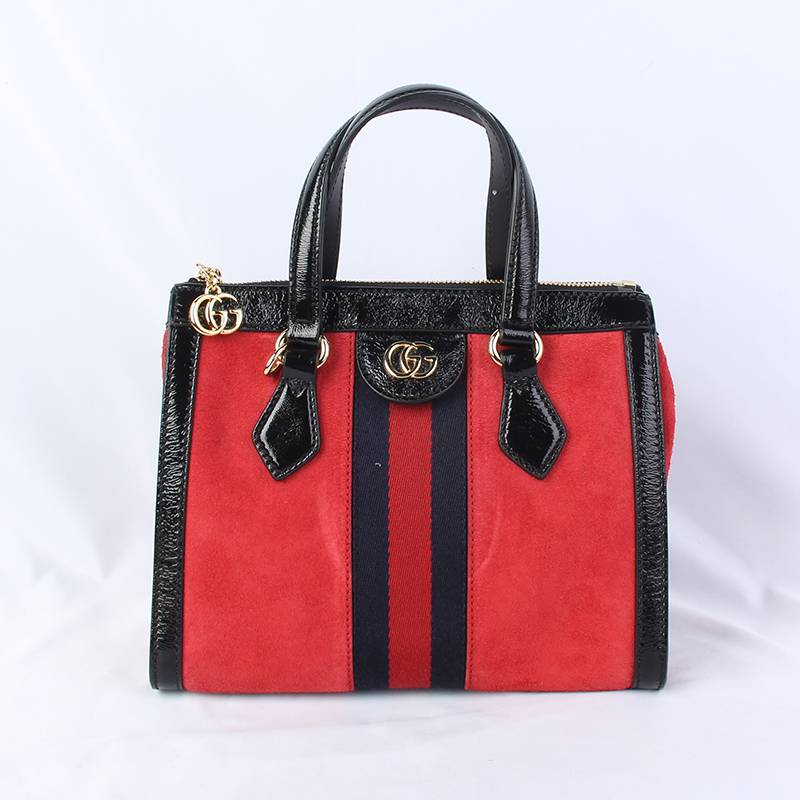 Gucci Small Ophidia  Suede Tote Bag Suede Handbag 547551 in Very Good Condition