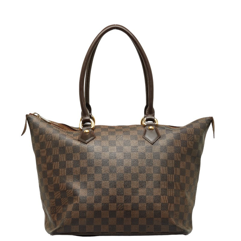 Louis Vuitton Damier Ebene Saleya MM Handbag Canvas N51188 in Good condition