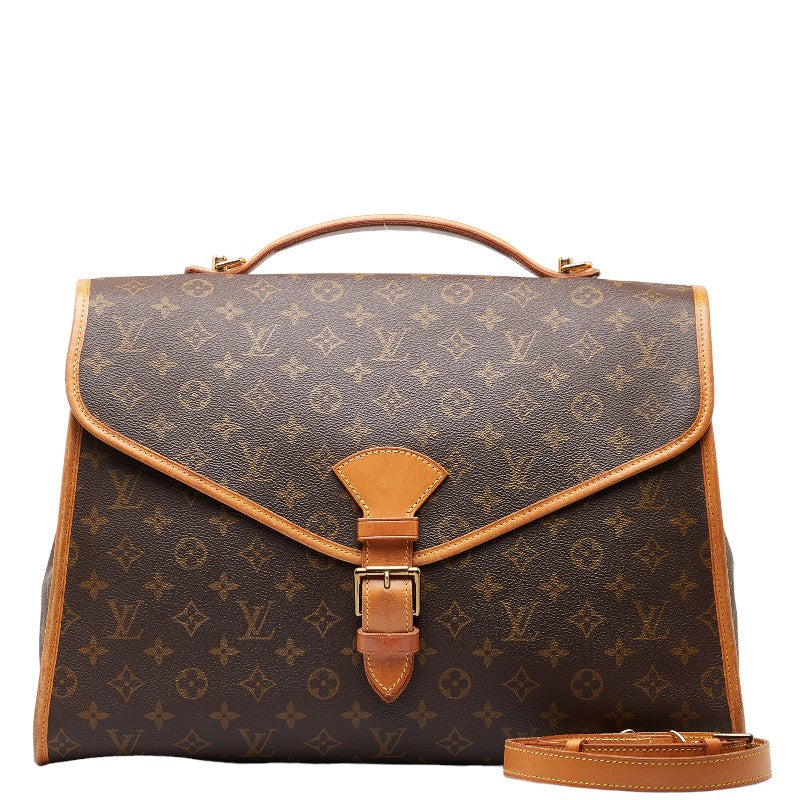 Louis Vuitton Monogram Beverly MM  Canvas Handbag M51120 in Fair condition