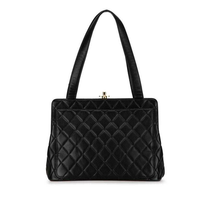 Chanel Caviar Skin Coco Mark Tote Bag