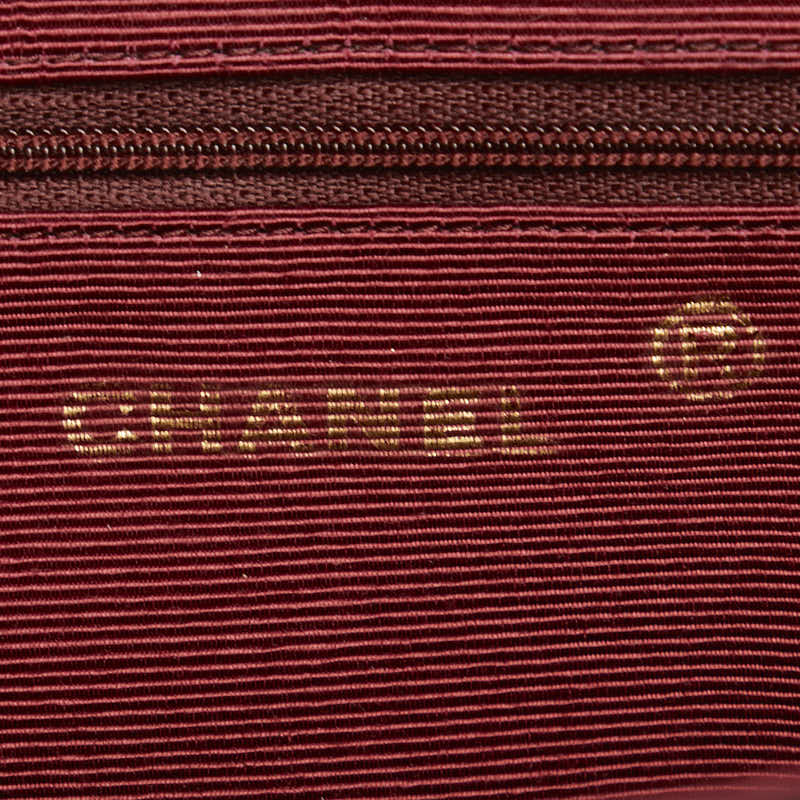 Chanel Suede Half Moon Coco Mark Chain Shoulder Bag