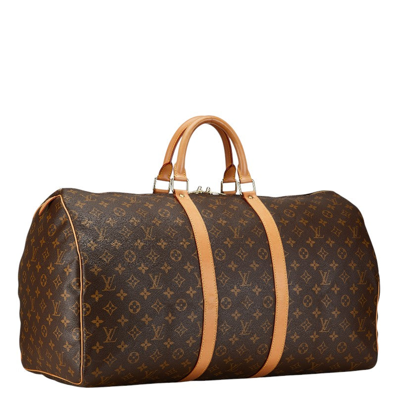 Louis Vuitton Monogram Keepall 55 Boston Bag