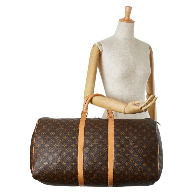 Louis Vuitton Monogram Keepall 55 Boston Bag