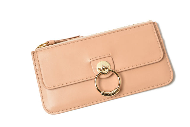 Chloe Leather Wallet/Phone Case TESS Beige