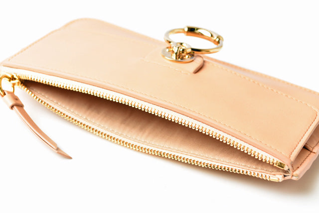 Chloe Leather Wallet/Phone Case TESS Beige