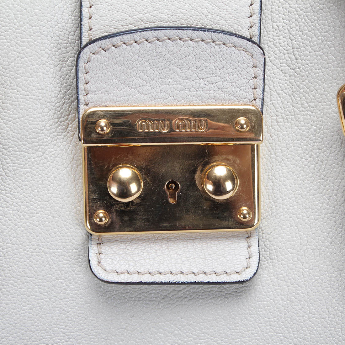 Miu Miu Leather Shoulder Bag Leather Shoulder Bag in Great Condition