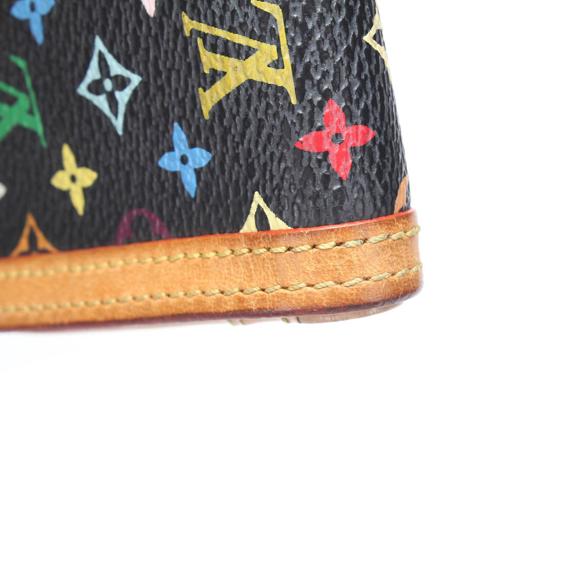 Louis Vuitton Monogram Multicolor French Purse Leather Short Wallet in Good Condition