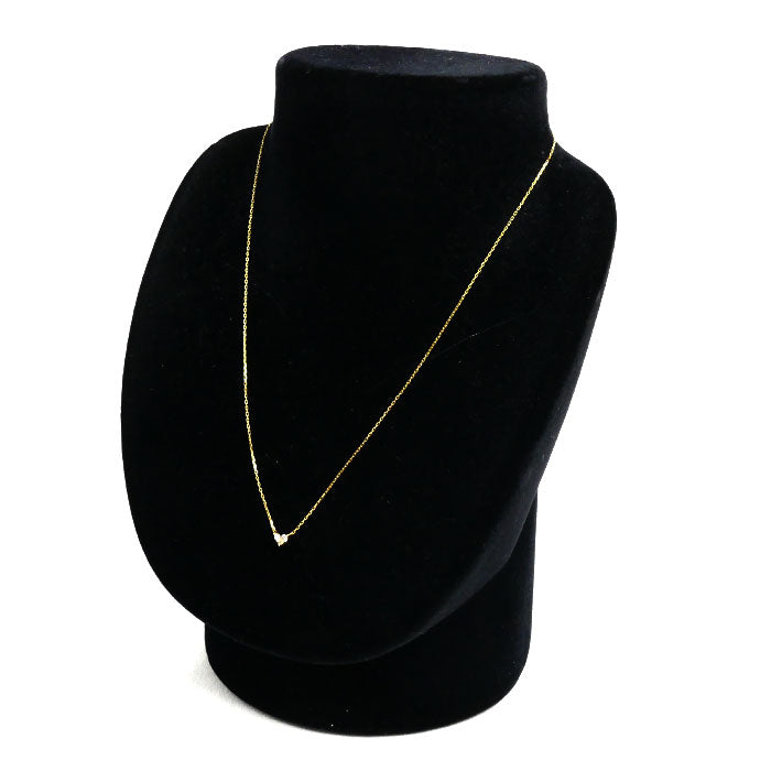 K18YG Gold Diamond Heart Necklace