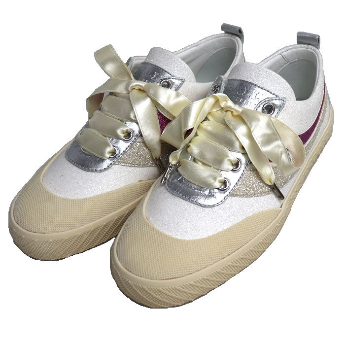 Bally SHENNON-T Sneakers Beige White Purple