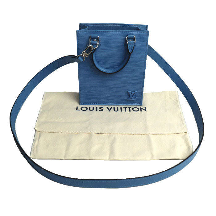 Louis Vuitton Epi Leather Petite Sac Plat 2Way Bag