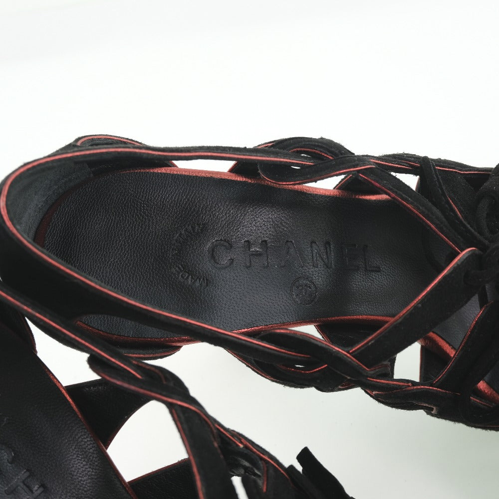 Chanel Suede Fringe Shoes G24622Y01088