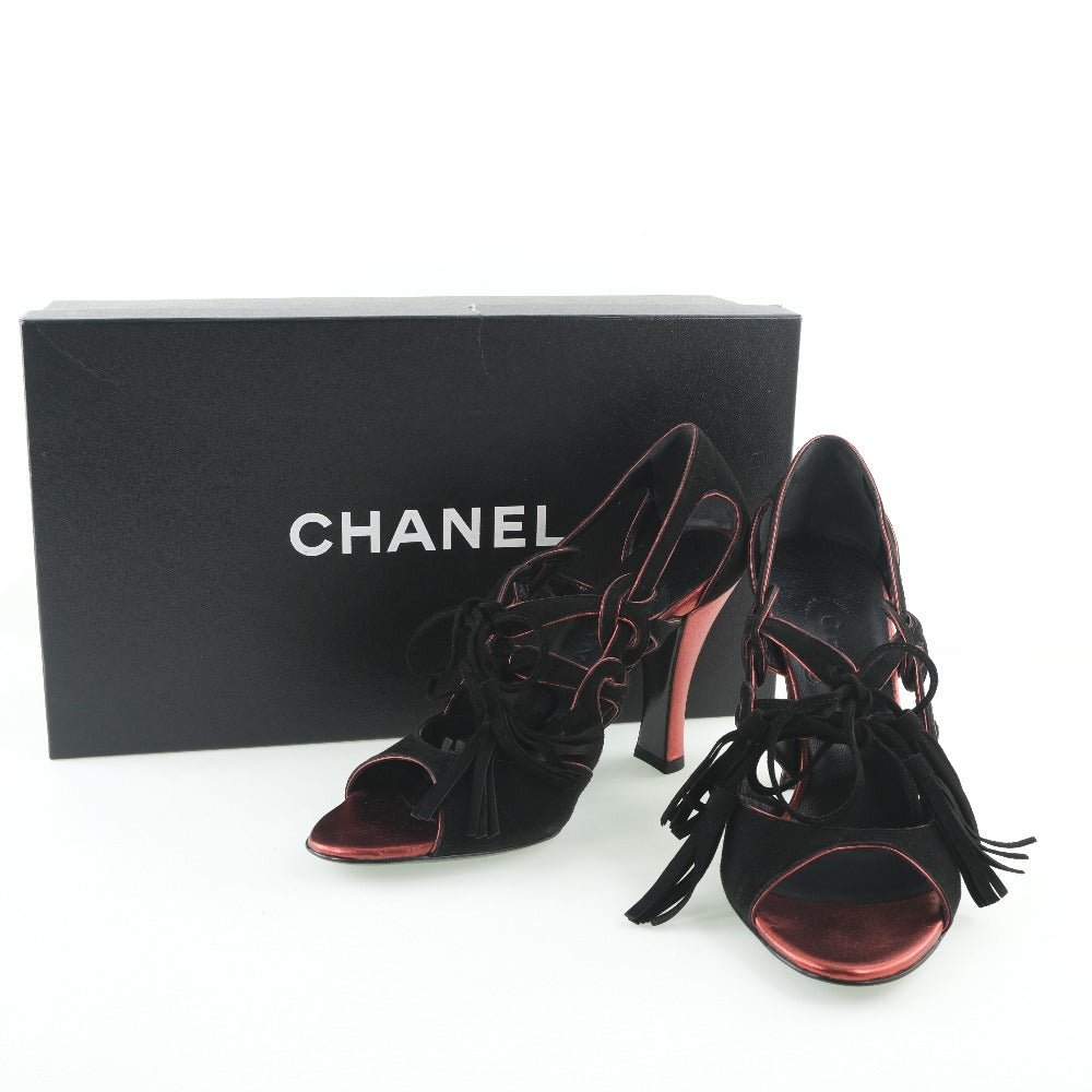 Chanel Suede Fringe Shoes G24622Y01088