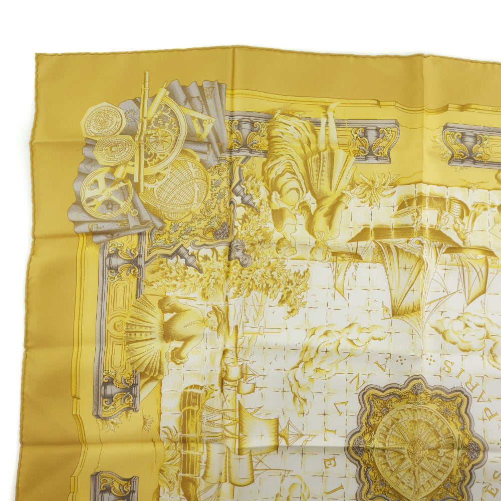 Hermes Silk Scarf Carré 90 Gold