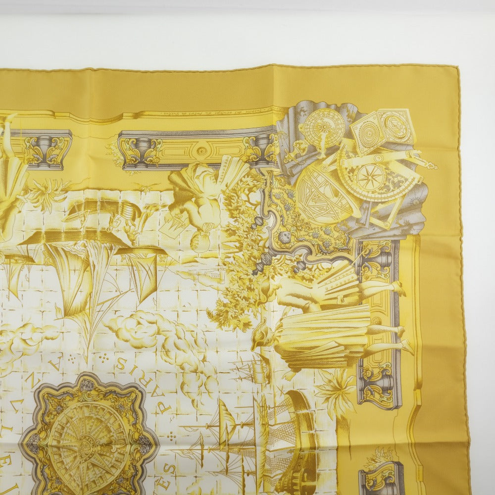 Hermes Silk Scarf Carré 90 Gold