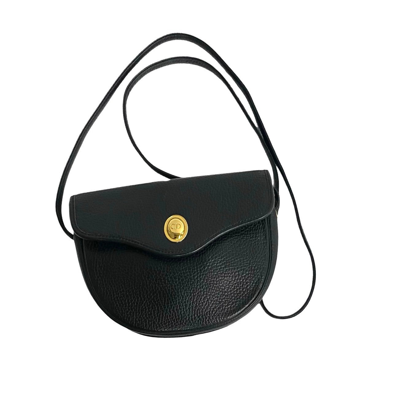 Dior Leather Shoulder Bag Black