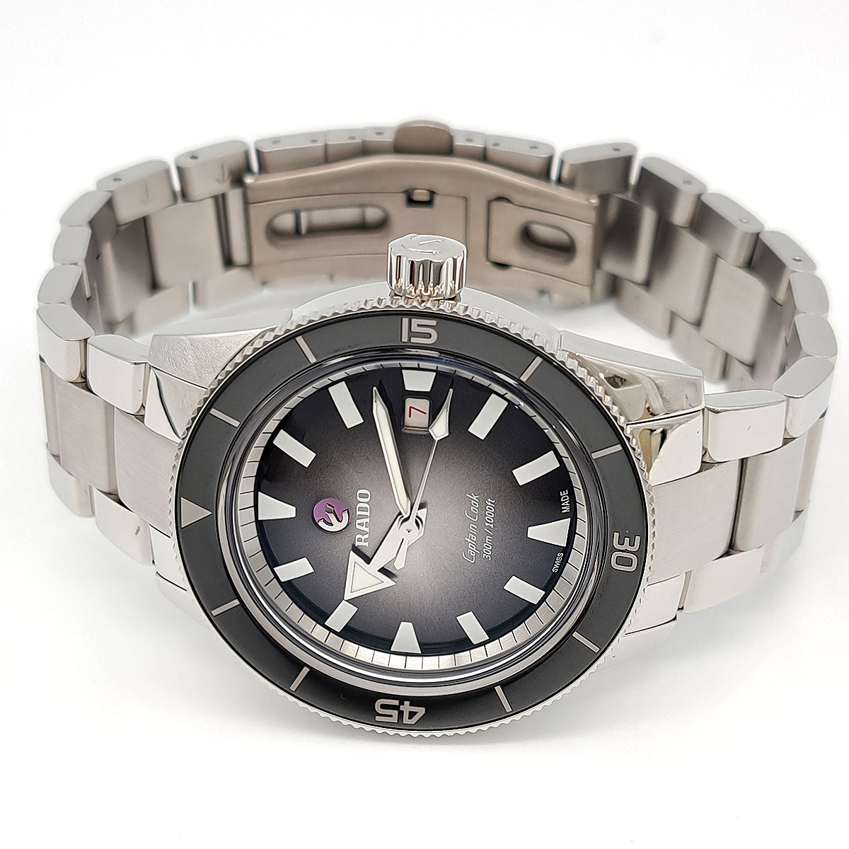 Rado Tradition Captain Cook Automatic R32105153 Men's Automatic Stainless Steel Wristwatch [Pre-Owned] R32105153