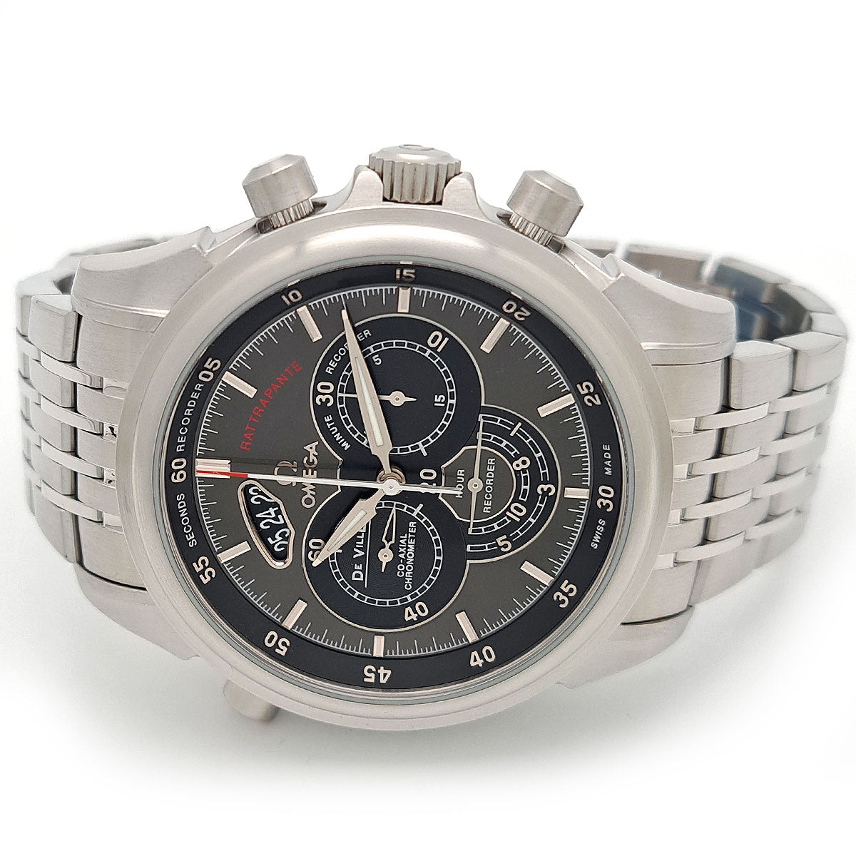 Omega Deville Chronoscope Rattrapante Chronograph Men's Stainless Steel Automatic Watch 422.10.44.51.06.001