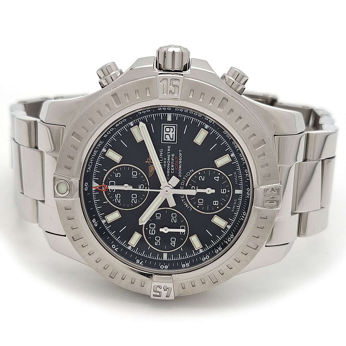 BREITLING Colt Chronograph Automatic Japan Exclusive A13388 Stainless Steel Automatic Men's Watch A13388