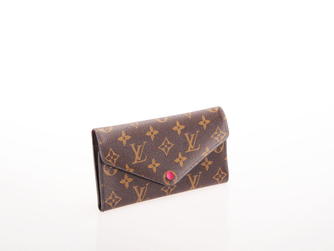 Louis Vuitton Monogram Jeanne Wallet Canvas Long Wallet in Very Good Condition