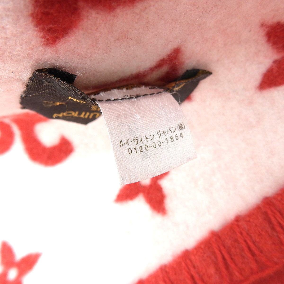 Louis Vuitton Supreme Monogram Blanket Red