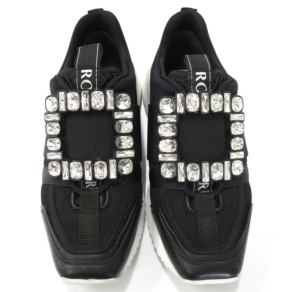 Roger Vivier Leather Slip-On Sneakers