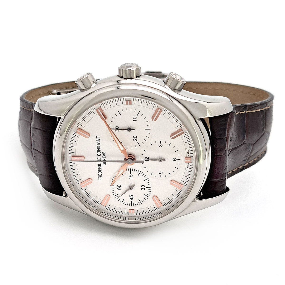 Frederique Constant Chronograph From Beijing to Paris Automatic Stainless Steel Men's Watch FC396X6B6