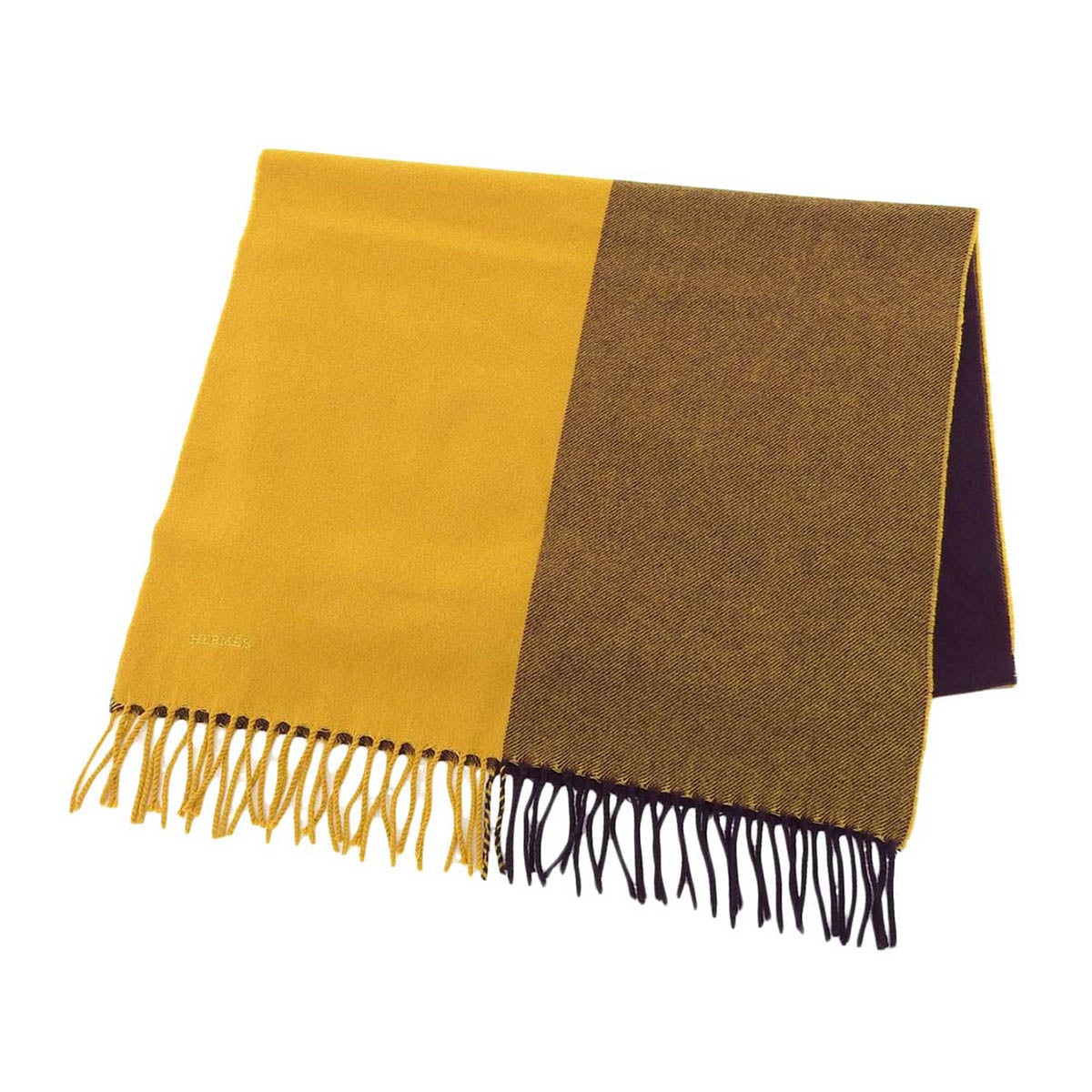 Hermes Cashmere Bicolor Scarf