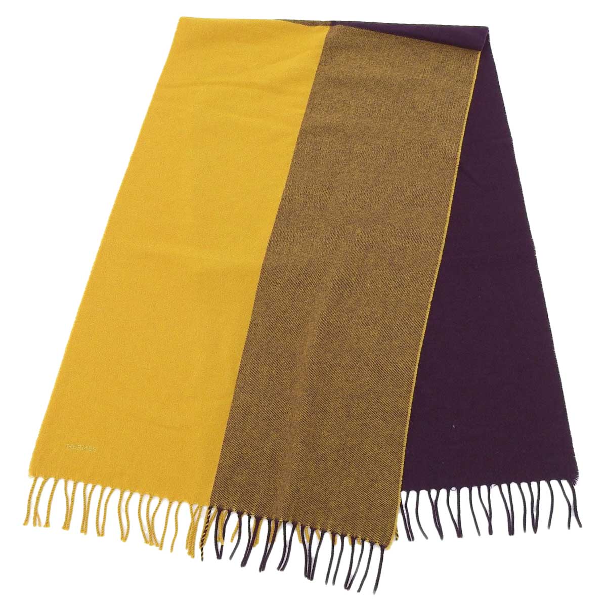 Hermes Cashmere Bicolor Scarf