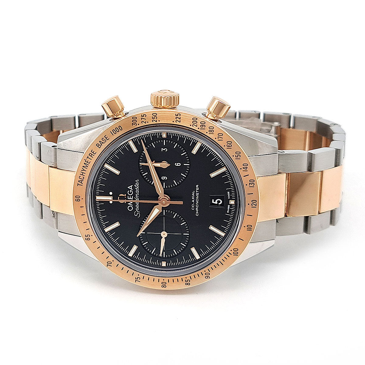 OMEGA Speedmaster '57 Co-Axial Chronograph Men's Watch in Stainless Steel & Pink Gold 331.20.42.51.01.002