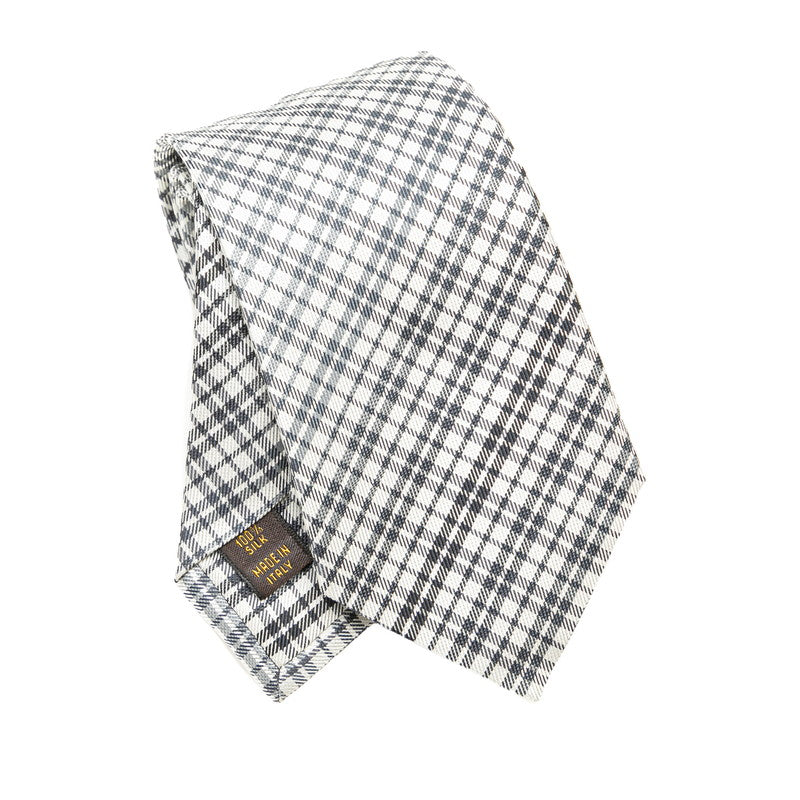 Louis Vuitton Silk Madras Check Tie M75626