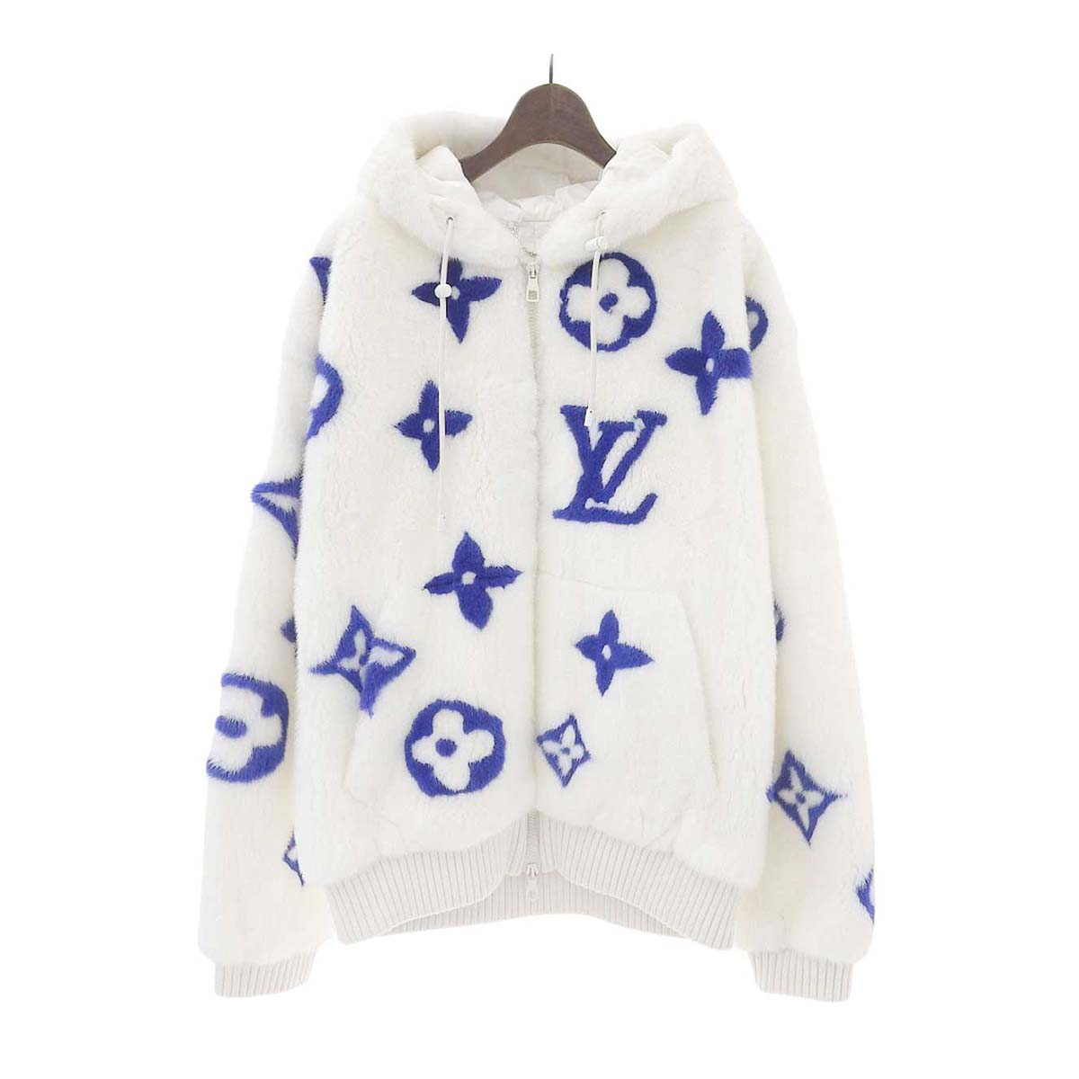 Louis Vuitton Mink Fur Monogram Hoodie