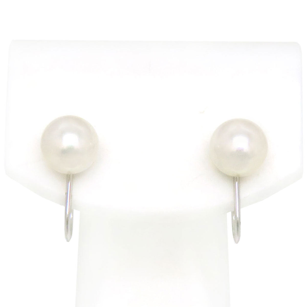 18K Pearl Clip On Earrings