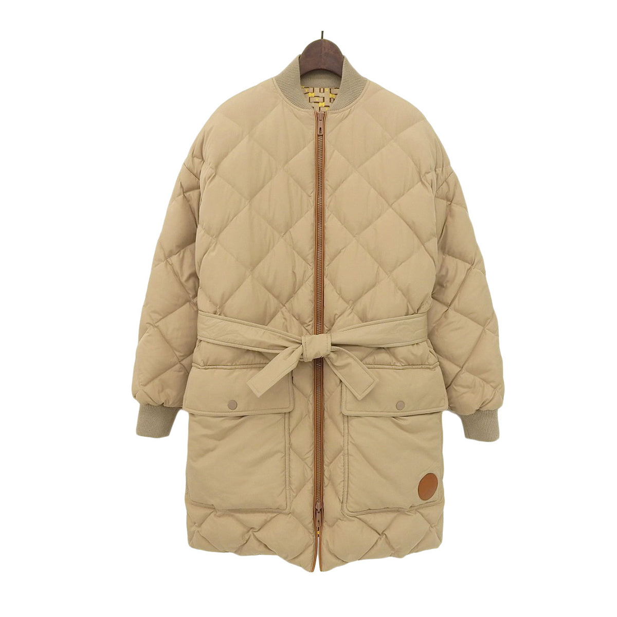 Hermes Reversible Quilted Down Coat