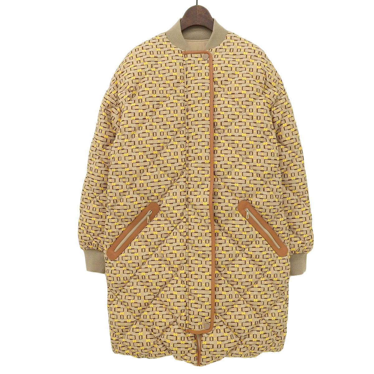 Hermes Reversible Quilted Down Coat