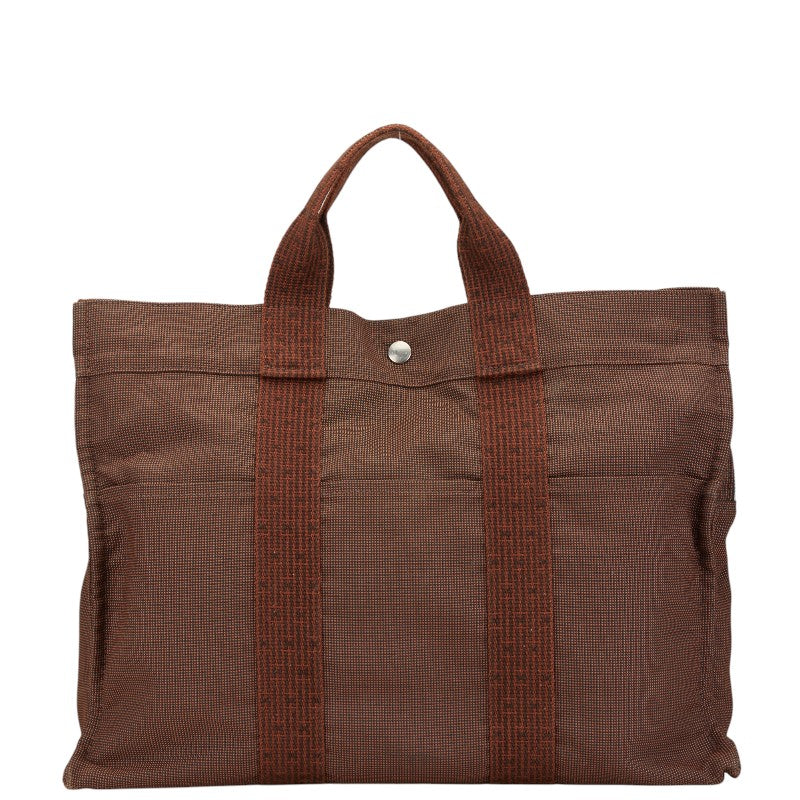 Hermes Canvas Herline MM Handbag