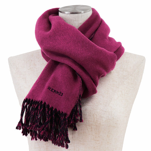 HERMES Recto Verso Cashmere Scarf