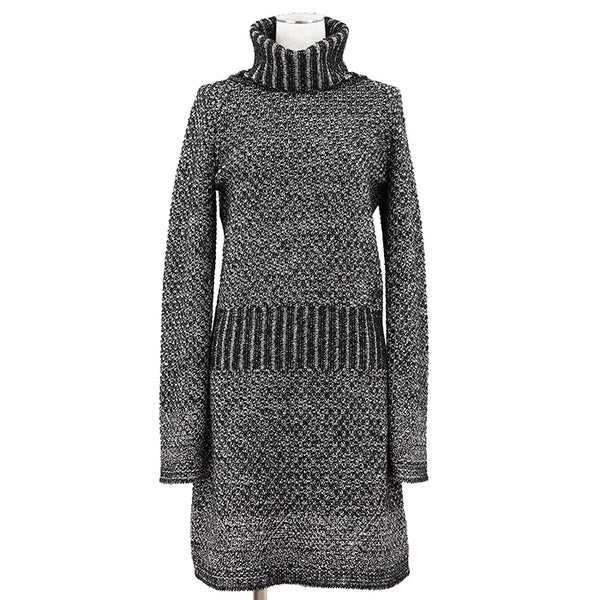 Chanel Silk Cashmere Wool Nylon Knit Dress